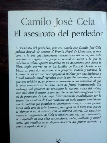 El Asesinato Del Perdedor - Camilo José Cela