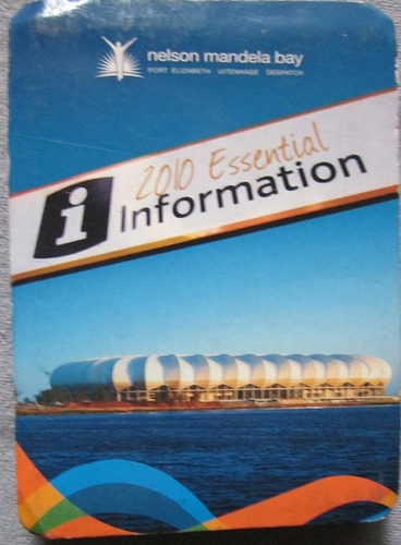 Guia Manual Mundial Sudafrica 2010 Futbol Nelson Mandela Bay