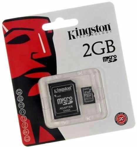 Memoria Micro Sd 2 Gb Kingston - S4, S5, Htc, Calculadora Hp