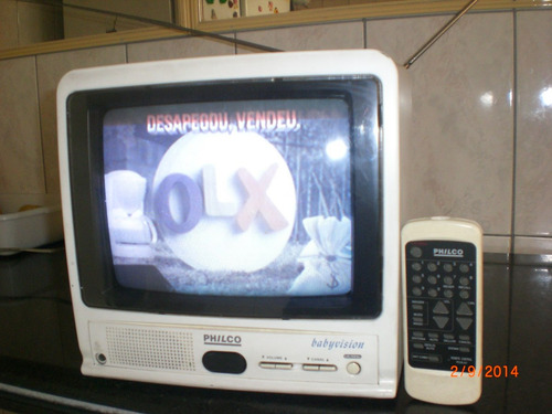 Tv 10 Polegadas Babyvision Philco Rarisima Tv Otima Tv Colec
