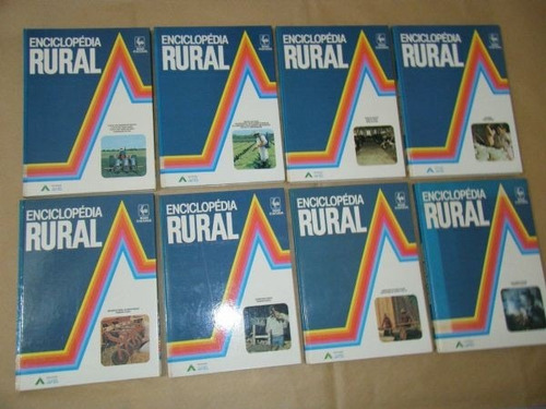 Enciclopédia Rural-8 Vol. (raríssima) Editora Nova Cultural