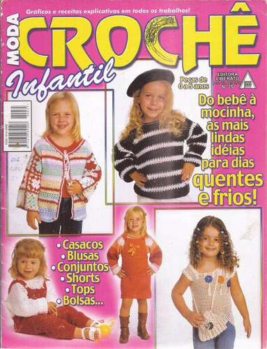 Artesanato - Moda Crochê Infantil Nº 53