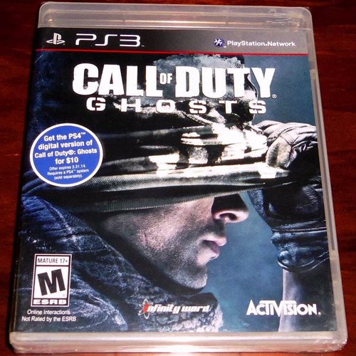 Videojuego Call Of Duty Ghosts Standard Edition Ps3 Sellado