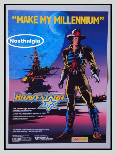 Poster - Brave Star - Filmation Inc - Anos 80 - F(628)