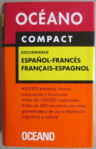 Diccionario Oceano Compact Español Francés Frangais Espagnol