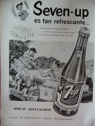 Seven Up / Publicidad Del Año 1957