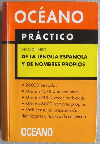 Diccionario Océano Práctico Lengua Española Y Nombres Propio