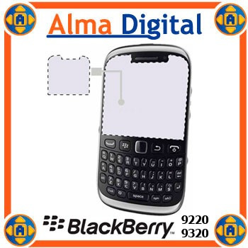 2x Lamina Espejo Pantalla Blackberry Curve 9220/9320 Gemini3