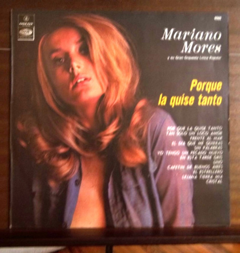 Mariano Mores - Porque La Quise Tanto - Lp Vinilo