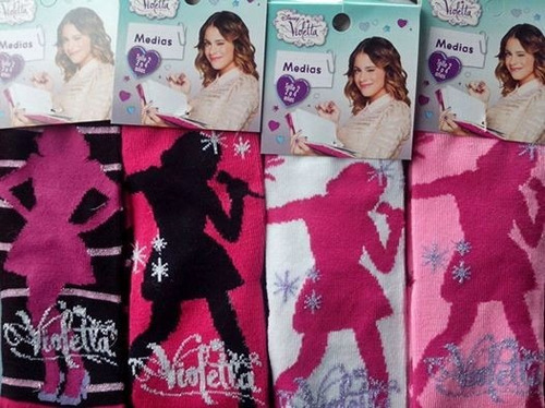 Medias Footy De Violetta Primavera Verano 3 Pares 