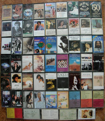 Cassettes De Cintas De Audio Nacionales E Importados