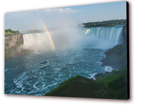 Cuadro 50x30cms Decorativo Cataratas Del Niagara 