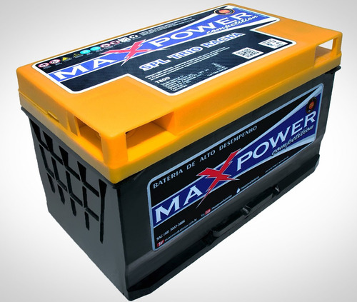 Bateria Max Power 80ah Auto Desempenho Estacionaria Maxpower