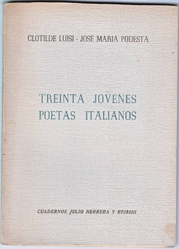 Clotilde Luisi Treinta Jovenes Poetas Italianos Pasolini 58