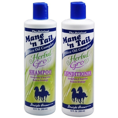Kit Shampoo E Condicionador Mane Tail Herbal Gro Original