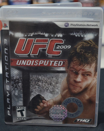 Jogo Ps3 Ufc 2009  Undisputed  (usado)