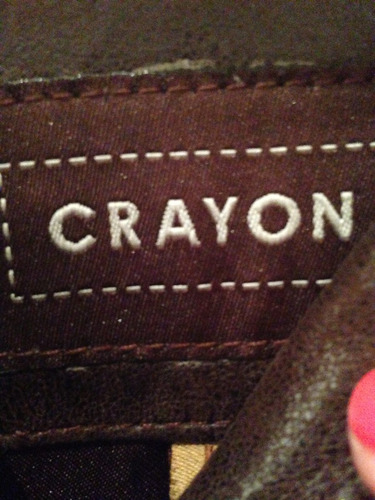 Camperon 7/8 Cuero Marron Mujer Crayon