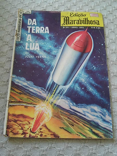 Edição Maravilhosa Nº84  Ebal 1954 Da Terra A Lua, J. Verne