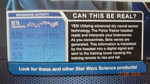 Star Wars The Force Trainer 1 Mueve Objetos Con Tu Mente !! (Usado)