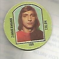 Figurita / Campeones 1976 / Zimmermann / Nº 189 /