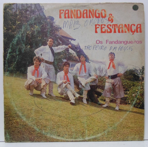 Lp Fandango & Festança - Os Fandangueiros - Brasidisc