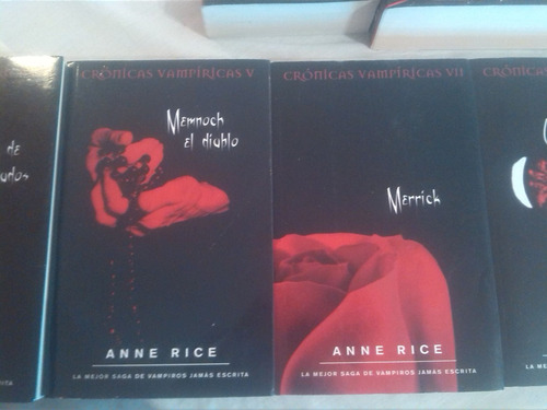 Libros Anne Rice Cronicas Vampiricas Saga Completa