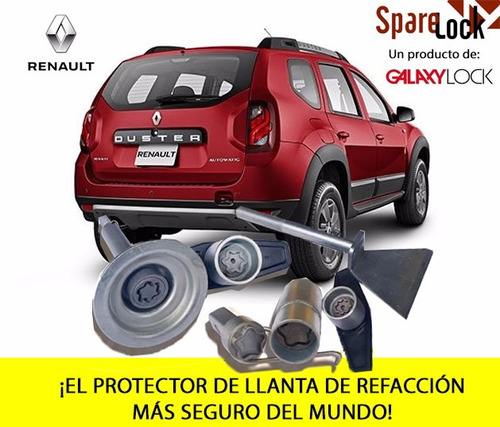 Kit Seguridad Llanta Refacción Renault Duster - Sparelock