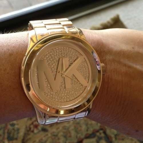Relógio Michael Kors Mk5706 Mk 5706 Dourado 12 X Sem Juros | Mercado Livre