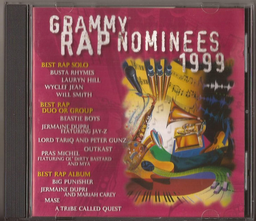 Grammy Rap Nominees 1999 Cd Original