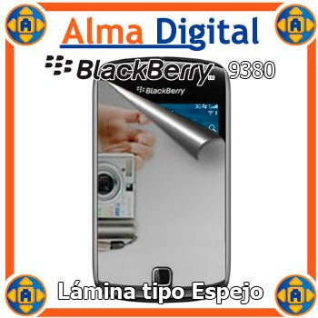 2x1 Lamina Protect Pantalla Espejo Blackberry Curve 9380