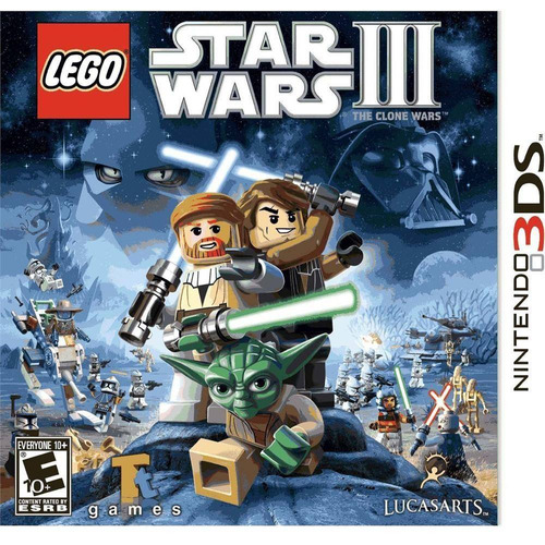 Jogo Lego Star Wars Clone Wars Nintendo Ds 3ds 2ds Videogame