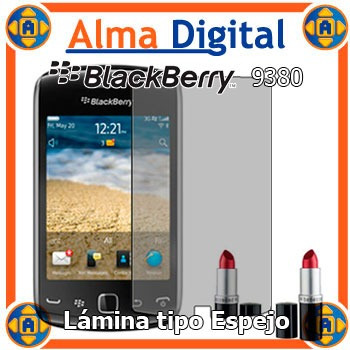 2x1 Lamina Protect Pantalla Espejo Blackberry Curve 9380