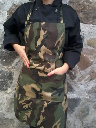 Mandil Camuflajeado Soldado Militar Chef