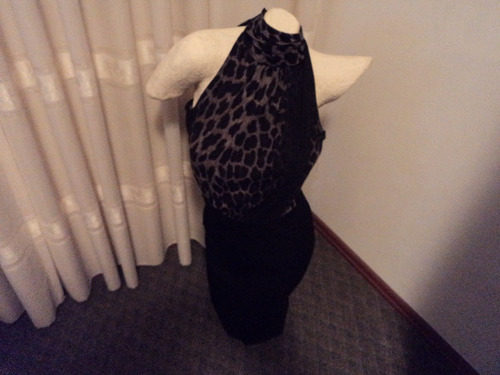 Imagen 2 de 6 de Vestido Zara Fiesta Coctail Animal Print Nuevo Con Etiqueta