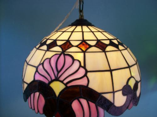 Imagen 4 de 4 de Lampara Tiffany Modelo Br-036 Colgante