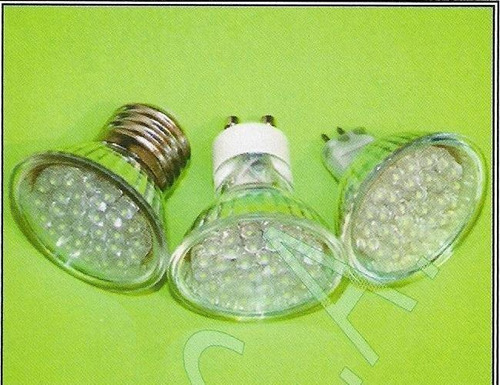 2505-led Bombillo Dicroico Con 30 Led Gu-10 Luz Calida