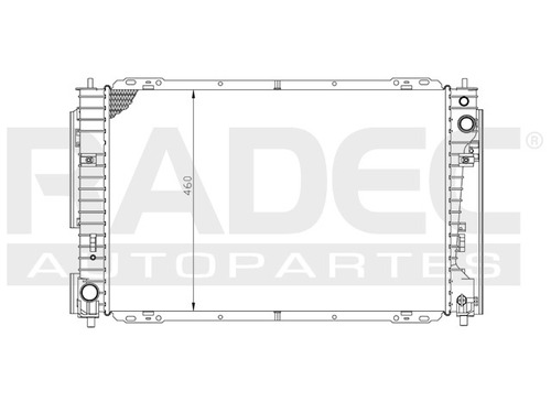 Radiador  Frontier/pathfinder 05-13 V6 4.0 Lts Automatico