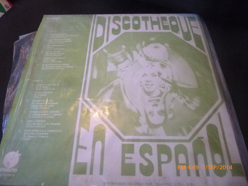 Vinilo Lp De Discotheque En Español-- (u61