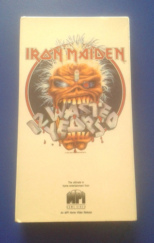 Iron Maiden 12 Wasted Years Casset Vhs Original 1988