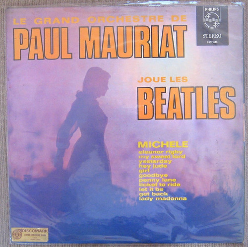 Lp Vinilo De Paul Mauriat Joue Les Beatles, Instrumental