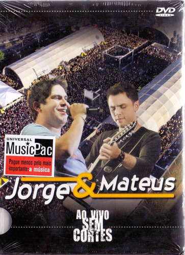 Dvd Jorge & Matheus - Ao Vivo - Sem Cortes - Novo***