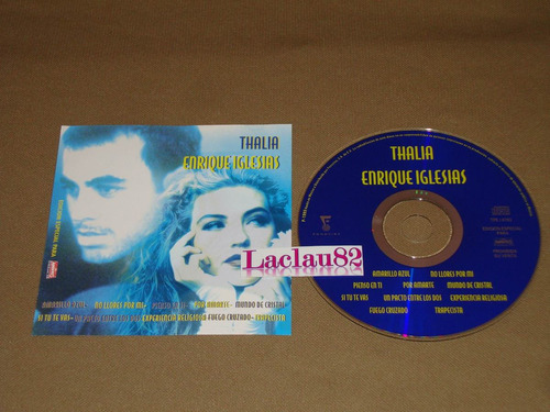 Thalia & Enrique Iglesias Especial Para Amberes 1999 Fono Cd