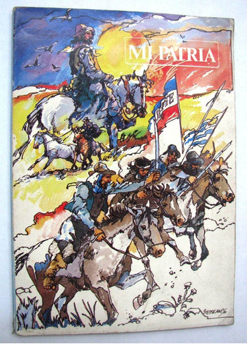Antiguo Album Completo Mi Patria Historia Uruguay Año 1981