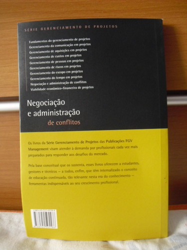 Livro Negociação E Administração De Conflitos - Gersem M.