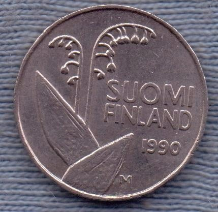 Finlandia 10 Pennia 1990 * Republica *