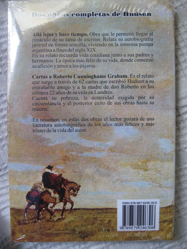 Imagen 2 de 4 de Hudson Allá Lejos Y Hace Tiempo. Cartas A Cunninghame Graham