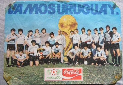 Poster Selección Uruguaya Mexico 1986