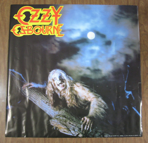 Ozzy Osbourne Poster   Bark At The Moon   1983 Original