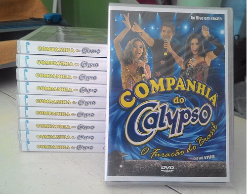 Lote 10 Dvds Companhia Do Calypso Ao Vivo Recife Vol.1 Origi