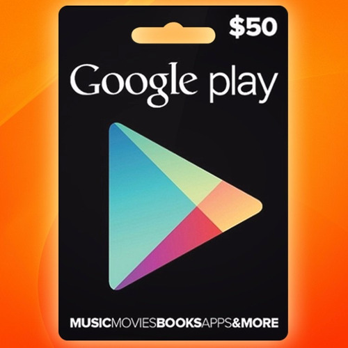 Google Play Gift Card $50 Android Smartphone Tarjeta Prepago